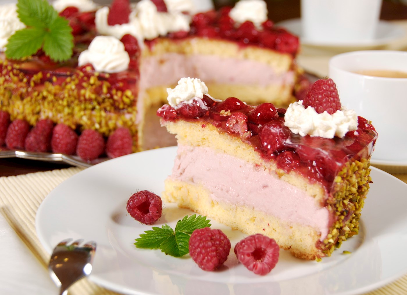 Rezept: Himbeer-Joghurt Torte