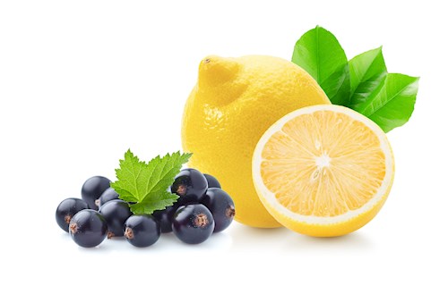 schwarze Johannisbeeren Zitronen