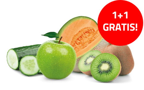 Apfel Kiwi Melone