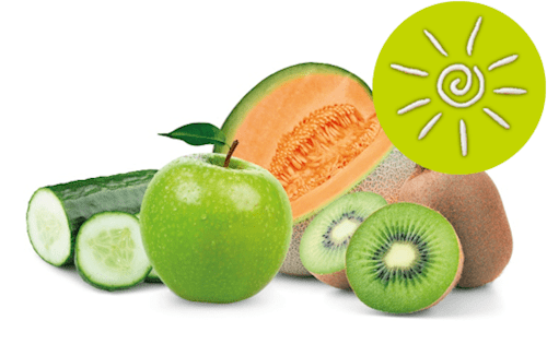 Frucht Gemüse Mix grün