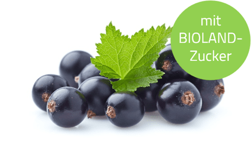 schwarze Johannisbeere kbA mit BIOLAND-Zucker