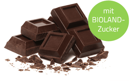 Schokolade kbA mit BIOLAND-Zucker