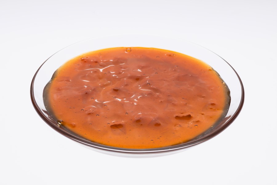 Fruchzubereitung Bratapfel für Joghurt in Glasschale